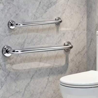 Stainless Steel Grab Bar - 12 Inch 20 Inch Bathroom Safety Handle - Non-Slip Rustproof Support Bar