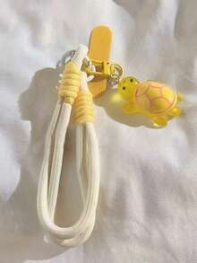 可爱海洋海龟手机挂绳腕带，可拆卸编织手机腕带，手机吊坠腕带，适用于通用手机壳DIY，可拆卸垫片，男女通用，创意手持，防丢防摔，便携腕带，钥匙扣，兼容安卓及大多数智能手机，送给母亲、家人、朋友、孩子、生日、节日的礼物 - 彩色 - 查看 13