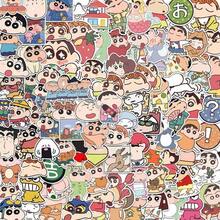 100张可爱有趣的迷你蜡笔小新卡通贴纸 - 卡通自粘贴纸 | 可用于个性化笔记本、手机、DIY，适合卡通粉丝和爱好者 - 彩色 - 查看 5