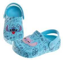 Disney Stitch & Angel Girls' Clogs - Fun, Comfortable, And Easy Slip-On Shoes (Toddler – Little Kid) - 藍色 - 查看 5