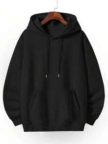 Questa nuova felpa con cappuccio da uomo, realizzata in puro cotone (primavera 2026), è comoda, versatile ed elegante. Il suo look casual streetwear con stampa a lettere la rende la compagna perfetta per l'uso quotidiano, la scuola, il tempo libero, l'intrattenimento e le attività all'aperto. È il regalo ideale per uomini, donne, adolescenti, coppie, amici e familiari, ed è perfetta per compleanni, Natale, San Valentino e altre occasioni festive. - nero - Visualizzare 2