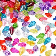 200pcs 13mm Teardrop Shiny Acrylic Beads, Suitable For DIY Bracelets, Necklaces, Keychains, Earrings And Crafts - water drop - View 7