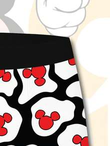 Disney 男士3D印花平角内裤，日常休闲必备内衣，时尚设计 - 彩色 - 查看 6