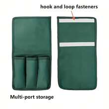 Portable Multi-Pocket Garden Tool Storage Bag - Durable Fabric Design, Suitable For Garden Tools, Kneeling Chair, And Outdoor Accessories (Green), Garden Tool Organizer Bag - Portable Multifunctional Garden - View 5