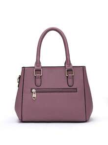 Túi xách nữ tối giản, phong cách thường ngày, thích hợp cho việc đi lại hàng ngày. - Màu tím - Xem 4