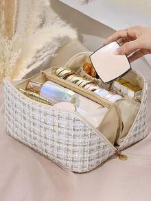 Large Capacity Multi-Functional Cosmetic Bag, Travel Makeup Organizer, Toiletry Bag, Ideal Gift For Women On Halloween, Christmas, Birthday And Other Holidays - Multicolor - View 6