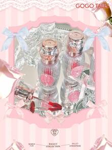 GOGO TALES GOGOTALES 甜美芭蕾透明唇彩，滋润持久，清新柔和光泽，低饱和度裸色调，玻璃般光泽，唇彩，唇膏，润唇膏，适合学生和约会使用 - G05# LAKE OF SWANS - 查看 8