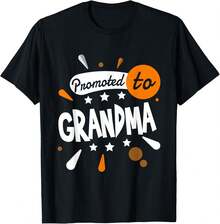 Camiseta de anuncio de nuevo bebé de embarazo 2026 promocionada a abuela - Negro - Ver 7