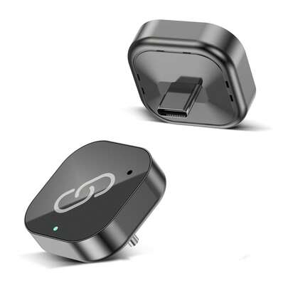  Spedal 2025 无线 CarPlay/Android Auto 适配器，Type-C USB 转换器，有线转无线，自动稳定连接，适用于 2016 年及之后生产的车型以及 iOS 10+/Android 11 系统。