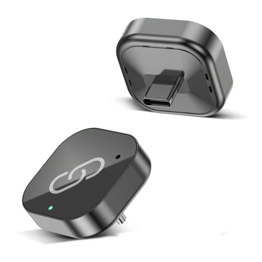 Spedal 2025 无线 CarPlay/Android Auto 适配器，Type-C USB 转换器，有线转无线，自动稳定连接，适用于 2016 年及之后生产的车型以及 iOS 10+/Android 11 系统。 - CL323C - 查看 1