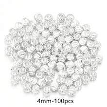 100-20pcs/Pack Copper Textured Round Spacer Beads 3-8mm, Exquisite Bracelet Necklace Jewelry Making Loose Beads, DIY Craft Supplies - Twill Copper Beads - View 9