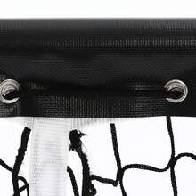 Baseball & Softball Pitchers Target | 9 Pocket Pitching Net Height Adjustable - Black - View 9