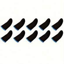 10pcs Of Seamless, Sweat-Proof, Breathable Gaming Finger Cots (Including Thumb Protector) - Multicolor - View 9