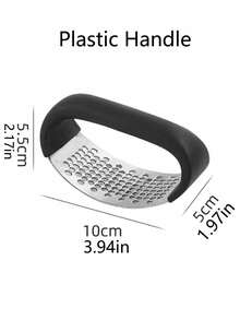 1pc Stainless Steel Garlic Press, Manual Garlic Mincer Tool - Multicolor - View 7