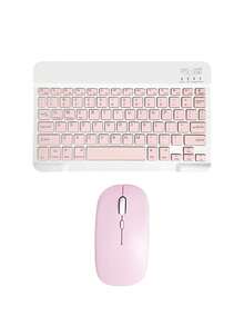 Teclado inalámbrico ultra delgado y portátil, diseño silencioso, adecuado para chicas, compatible con smartphones, ordenadores portátiles y tabletas con teclas cuadradas de 10 pulgadas, conexión Bluetooth, compatible con 3 sistemas operativos - multicolor - Ver 24