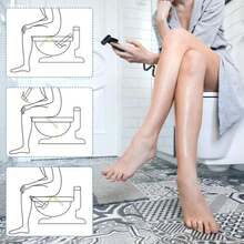 Grifo Para Inodoro Con Válvula Angular De Doble Salida,Cabezal de rociador bidé para grifo de inodoro ducha de limpieza de baño, rociador de pañales, rociador para baño de mascotas, con manguera y soporte, Decoración de baño de verano, Accesorios de baño - Válvula de ángulo de doble salida - Ver 5