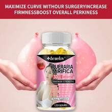 Bcuelov Dietary Supplements - Helps Enhance Body Curves, Promotes Healthy Skin, And Boosts Self-Confidence - 120 Capsules - 1瓶 - 查看 6
