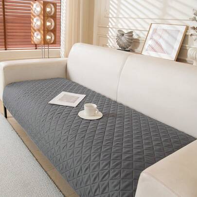 1pc Modern Style Solid Plaid Pet Sofa Cushion, Thin And Washable, Suitable For Large/Medium/Small Cats And Dogs, Applicable For Pet Sofa Sleeping All Seasons