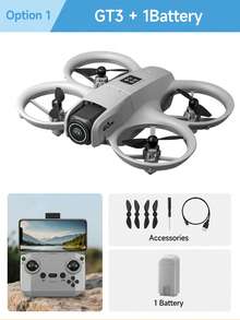 AXNEN 2026 New GT3 Mini Drone Features A High-Definition Dual-Camera, FPV Transmission Remote Control, Long-Endurance Battery, Optical Flow Hover, Infrared Obstacle Avoidance, And Dynamic Lighting. Even Beginners Can Easily Master It. Perfect Gift With A Camera For Holidays Like Christmas. - Multicolor - View 16