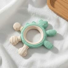 1 món đồ chơi gặm nướt cho bé 0-6 tháng tuổi, đồ gặm nướt bằng silicon hình cua giúp giảm đau nướu cho bé 0-3 tháng, 0-6 tháng tuổi. - Nhiều màu - Xem 9