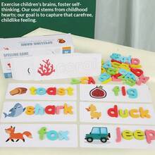 Bộ 26 mảnh ghép bằng gỗ giúp trẻ luyện đánh vần chữ cái tiếng Anh, đồ chơi xếp hình giáo dục sớm phát triển nhận thức, trò chơi ghép hình từ vựng cho trẻ em, đồ chơi nhận biết chữ cái tiếng Anh giúp trẻ sơ sinh phát triển trí tuệ và tư duy logic. - Nhiều màu - Xem 6