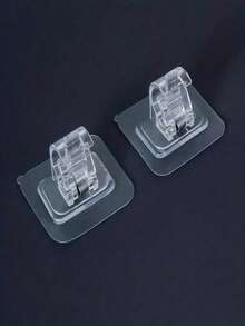 8pcs No Drill Window Curtain Rod , Self-Adhesive No Nail Curtain Rod Hooks, Adjustable Thickened Curtain Rod Hangers, Damage-Free Wall Installation Curtain Rod Holders, Suitable For Bathroom, Kitchen, Bedroom, Home, Hotel Windows And Doors, Strong Adhesive Curtain Rod Supports For Indoor And Outdoor Use - Multicolor - View 7