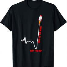 Camiseta del mercado de valores GME Stock Hold to the Moon Buy the Dip - Negro 2 - Ver 1