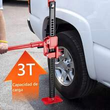 Gato de rescate ajustable de gran elevación, 33", capacidad de 6600 lb. Gato todoterreno. Equipo de elevación todoterreno para granjas de alta resistencia con base ancha, elevador de parachoques multiusos para automóviles, camiones, SUV y remolques, altura de elevación de 13 a 70 cm, diseño de base ancha. : el gato para parachoques de alta resistencia es adecuado para rescates todoterreno, instalación de vallas, eliminación de tocones y tareas agrícolas, lo que resulta muy práctico para aficionados, agricultores y trabajadores del campo, ya que permite realizar de forma eficiente trabajos arduos al aire ahorrar tiempo y energía. - Rojo - Ver 12