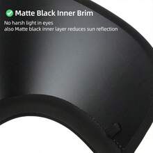 新款女士骑行防晒帽，防紫外线，可折叠，加宽帽檐，遮挡面部，无帽顶防晒帽，草编帽，大帽檐，夏季防紫外线，遮挡面部，无帽顶，防紫外线，户外便携式防晒帽 - 彩色 - 查看 7