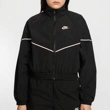 Nike 女士 AS W NSW NK WR WVN JKT SPEED 无帽梭织夹克 IM8028-011 - 黑色 - 查看 4