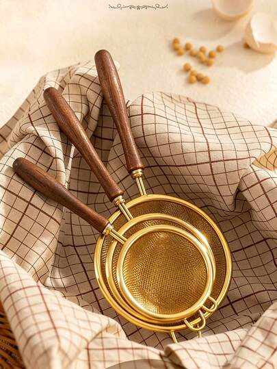 304不锈钢厨房面粉筛，家用豆浆过滤网，细网筛，婴儿辅食筛