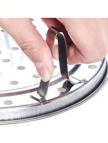 1pc Stainless Steel Steamer Rack With Detachable Legs, Home Steamer Pot Accessory With Separate Water Tray, Suitable For Various Pot Sizes, For Steaming Buns, Bread, Dishes, Applicable To Home Kitchen, Open Flame Stove, Induction Cooktop - Multicolor - View 6