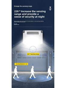 Outdoor Solar Lights, LED Solar Security Lights, Solar Powered, Automatic Sensor (Dusk To Dawn), Equivalent To LED Floodlight, Waterproof And Dustproof, Suitable For Patio, Balcony, Garage, Garden, Fashionable Design, Battery Life 10-12 Hours, Light Up Your Way Home. - 太陽能充電壁燈 - 查看 8