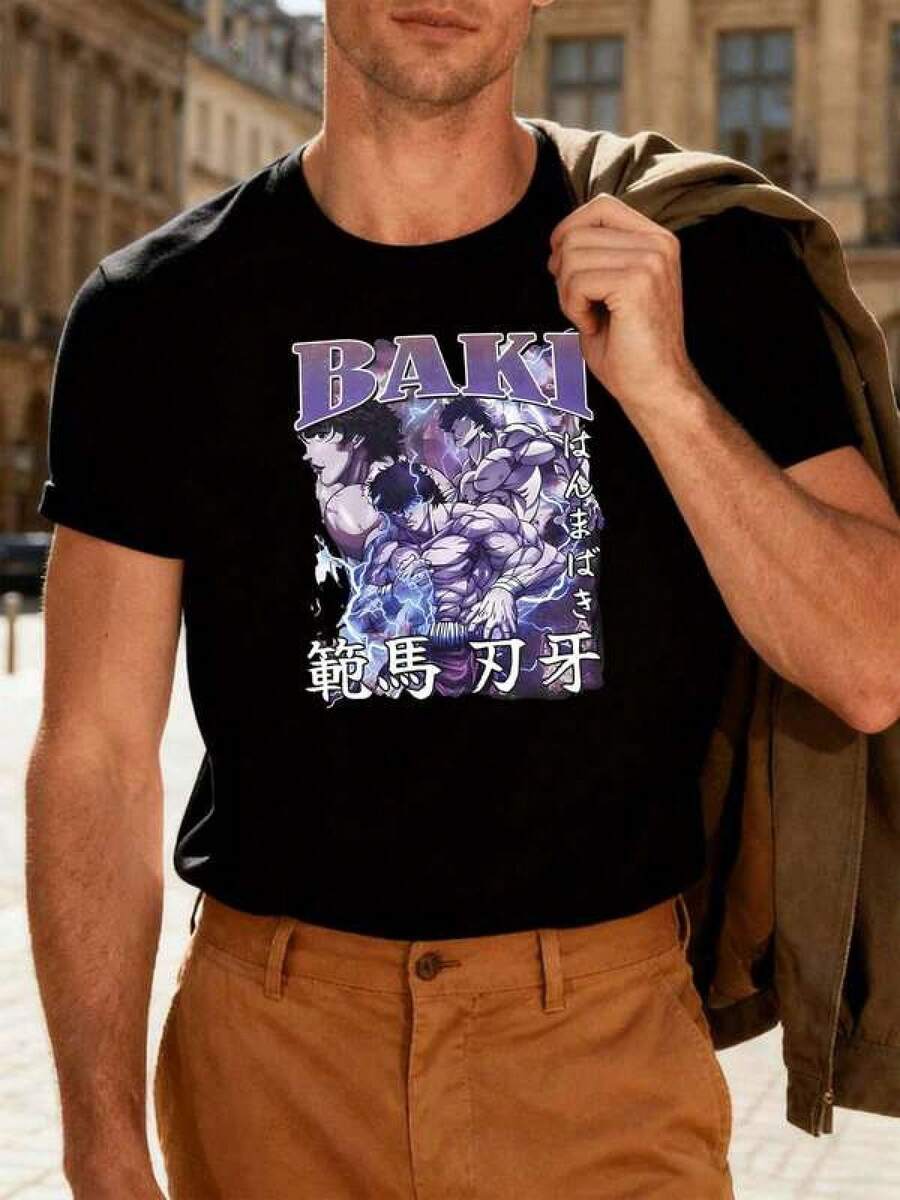 Men Outdoor Tees & Tanks - Black - View 1