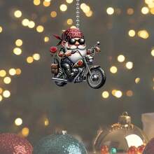 1 Motorcycle-Shaped Pendant - Home Decoration, Backpack Keychain And Personal Accessory, Festival Party Gift - 1pc - View 3