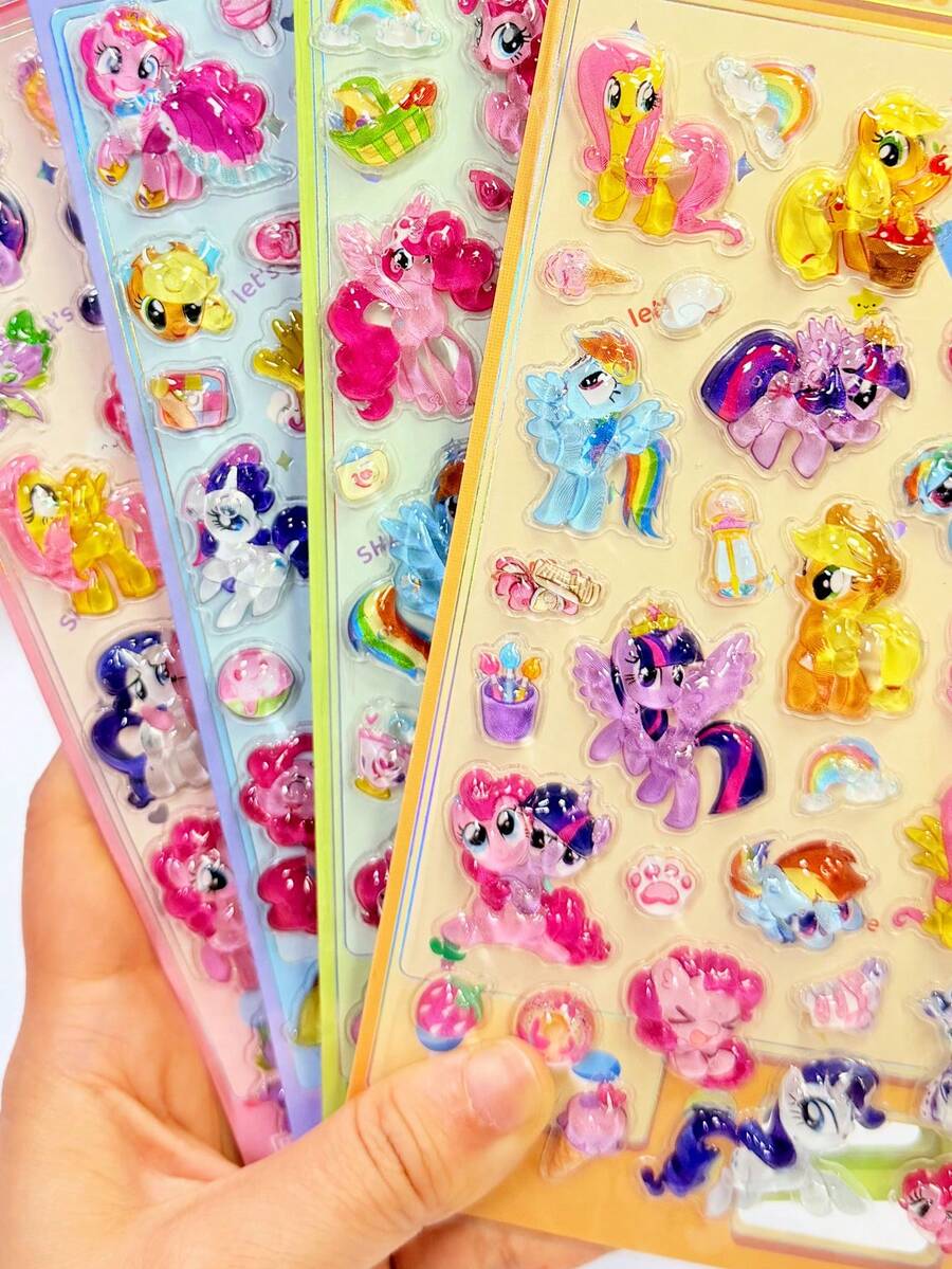 卡通可爱贴纸：防水贴纸，适用于笔记本和日记本 - 彩色 - 查看 1