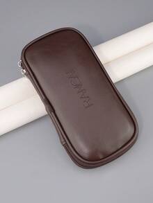 12支装化妆刷套装 双头化妆刷 双头斜角/圆头刷 粉底轮廓晕染眉刷 眼影遮瑕刷（咖啡色） - 棕色 - 查看 5