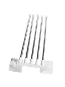 Rotatable Swivel Bathroom Kitchen Towel Rack, Wall Mounted Towel Hanger, Space Saving - Multicolor - View 6