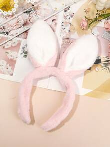 1pc Easter Bunny Headband, Rabbit Ear Headband, Cosplay Plush Easter Gift - Multicolor - View 7