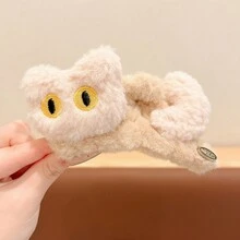 1pc New Autumn/Winter 3D Cartoon Cat Claw Hair Clip, Cute Princess Style Hair Claw, Can Be Fixed At The Back Of The Head Women Claw Clips Elegant Hair Accessories - Multicolor - View 7