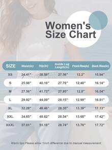 女士抽绳腰带紧身运动打底裤，速干，高弹，休闲家居服 - 綠色 - 查看 5