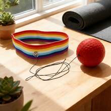 New Headband Boxing Speed Ball, Universal Adult Punching Bag Training, MMA Martial Arts Reflex Ball, Home Fitness Reaction Ball - Punching Speedball - View 6