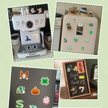 20pcs Cartoon Brown INS Style Strong Fridge Magnets, Cute Whiteboard Magnets Suitable For Office, Classroom, Cabinet And Dishwasher - 20 Brown Instagram-style Pieces - R27 - View 8