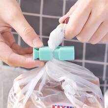 3pcs/Set Portable Sealing Clips, Food Moisture-Proof Clips, Plastic Bag Sealing Clips, Bread Bag Sealing Clips, Sealing Clips, Milk Powder Bag Sealing Clips, Bag Sealing Clips, Convenient Sealing Clips, Sealing Clips, Plastic Bag Sealer, Plastic Sealing Clips - Multicolor - View 3