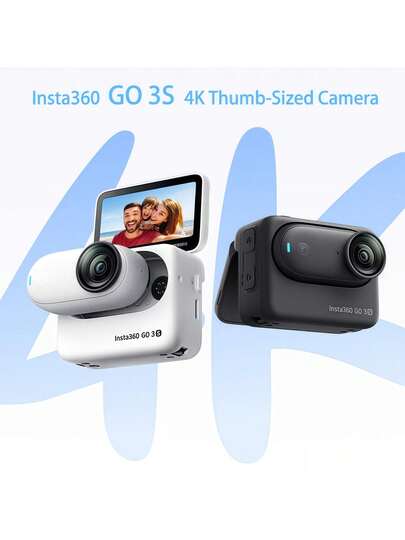 Insta360 運動相機 超輕量39克隨身紀錄 裸機防水防震 4K超清防手震影片 旅行運動戶外拍攝 隨身運動相機 100% Brand New, Only Activated
