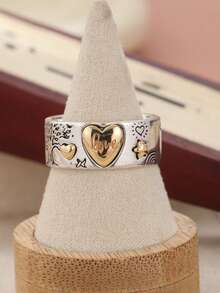 Novo Anel Azul de Luxo, Acessório Versátil para Mulheres, Adequado para Férias, Festa, Feriado, Joias com Tema Oceânico - Prata - Visão 11