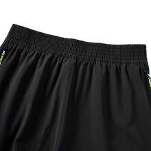 Adidas Women's Shorts Woven Pants, New Fitness Training Running Pants - Black - View 3