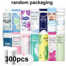 Organic Cotton Round Makeup Remover Pads, Hypoallergenic, Lint-Free, Facial Exfoliating Cleansing Pads - Multicolor - View 8