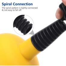 2个装 - 强力吸盘式马桶搋子，3秒快速疏通马桶 - 浴室水槽厨房管道堵塞清除器手持式搋子 - 管道疏通神器 - 查看 4