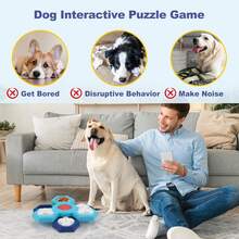 Interactive Dog Puzzle Toys For Mentally Stimulating Enrichment, Pet Slow Feeder IQ Training Toy For Boredom Relief, Squeaky Dog Treat Dispenser For Large Medium Small Dogs & Cats Pet Supplies - 彩色 - 查看 3